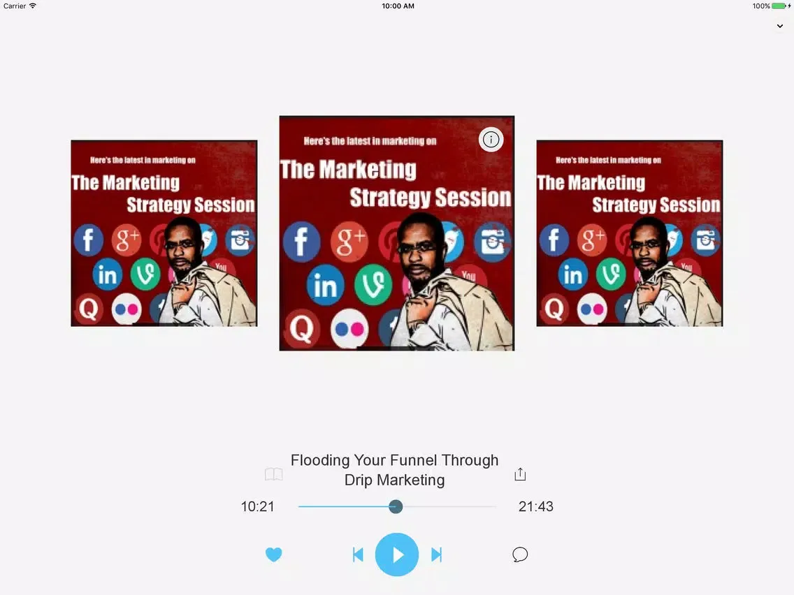 Zrzuty ekranu Marketing Strategy Sessions iPad 