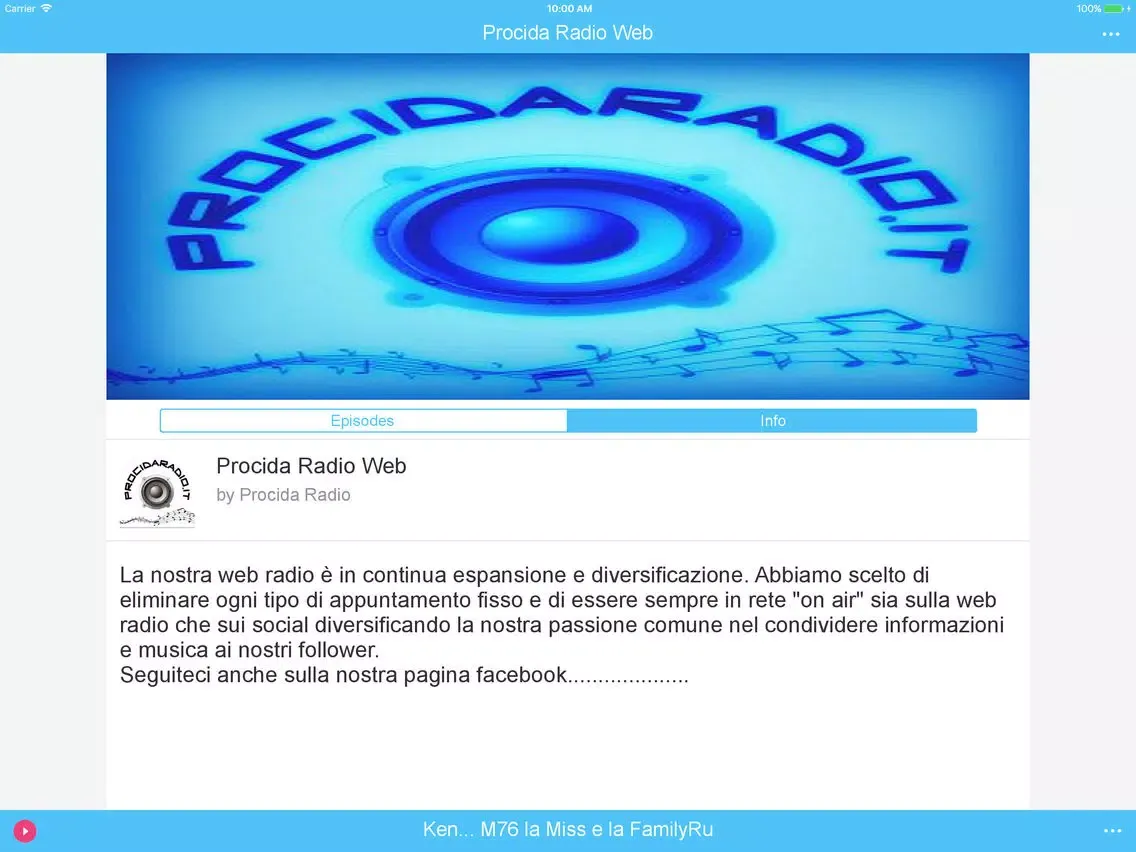 Capturas de pantalla de ProcidaRadio iPad 
