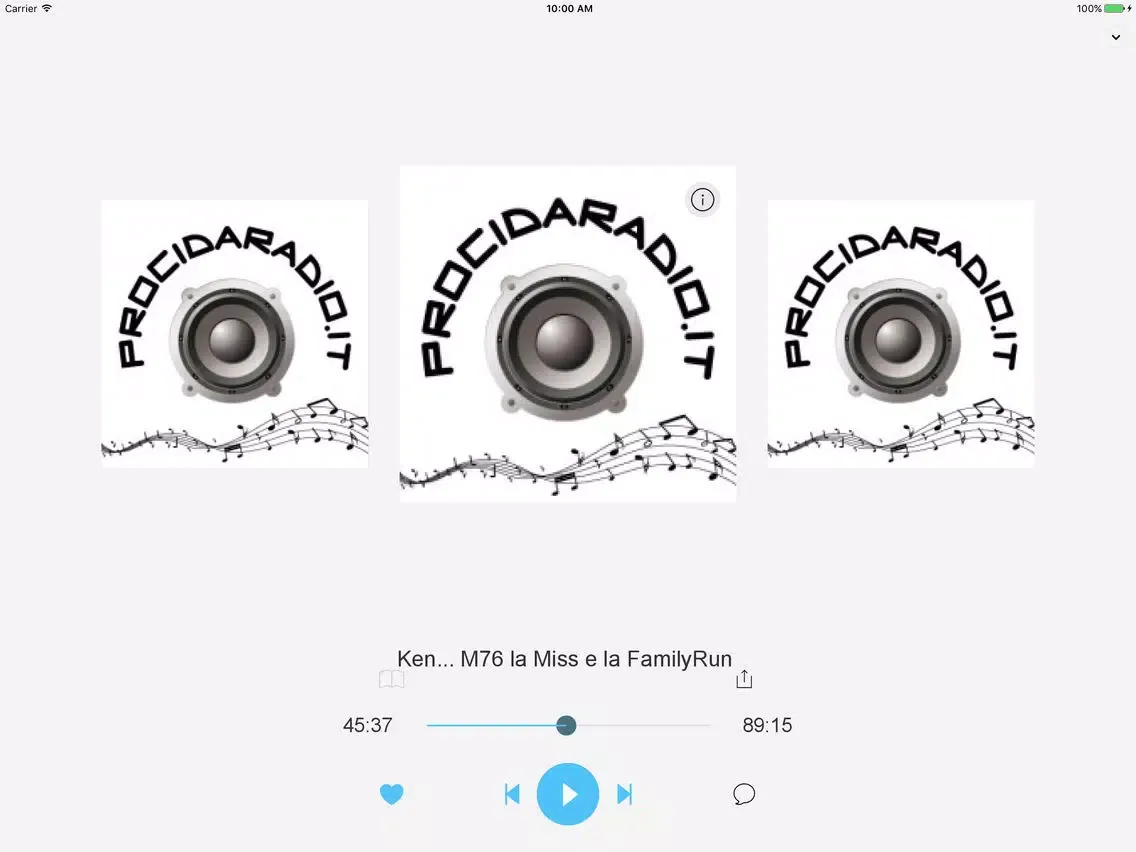 Capturas de pantalla de ProcidaRadio iPad 