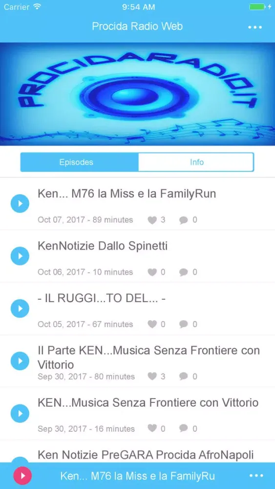 Capturas de pantalla de ProcidaRadio