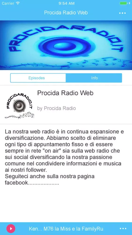 Capturas de pantalla de ProcidaRadio