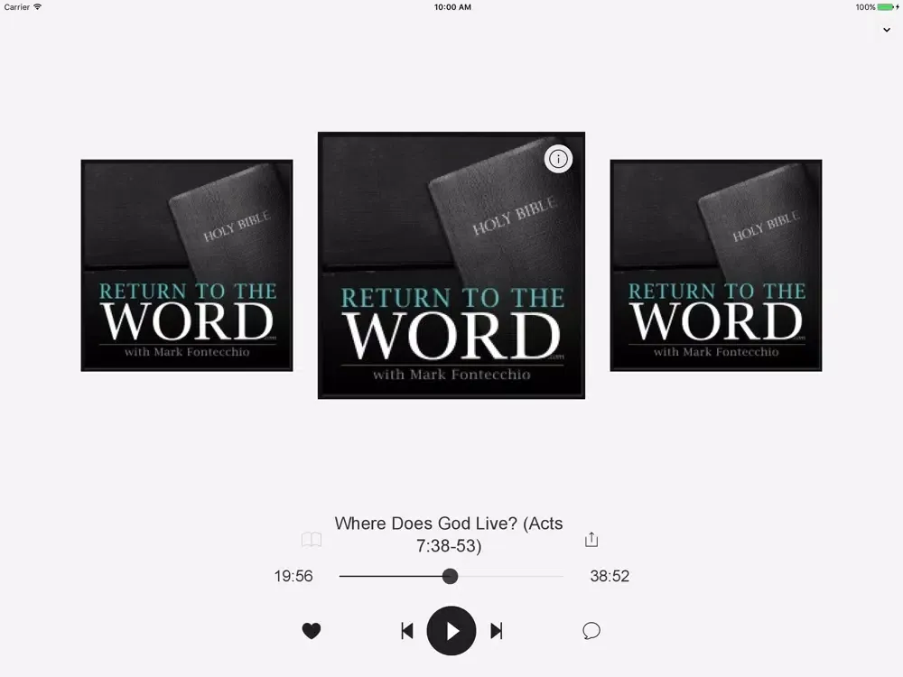 Screenshot di Return to the Word iPad 