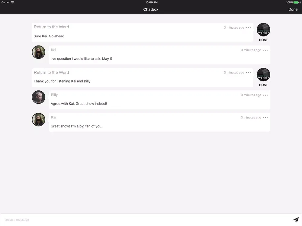 Screenshot di Return to the Word iPad 