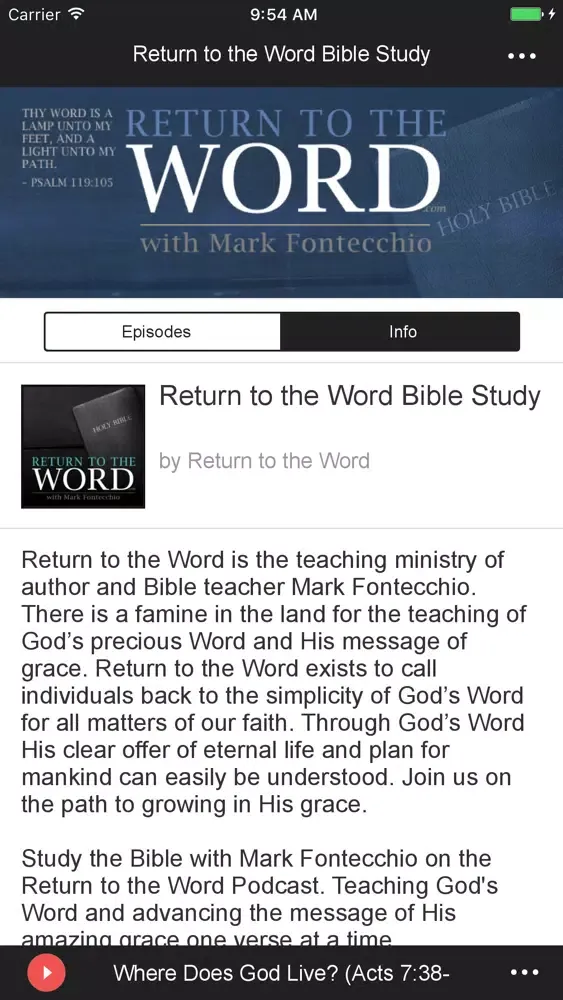 Screenshot di Return to the Word