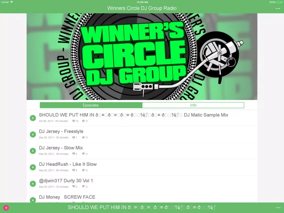 تصاویر Winners Circle DJ Group Radio iPad 