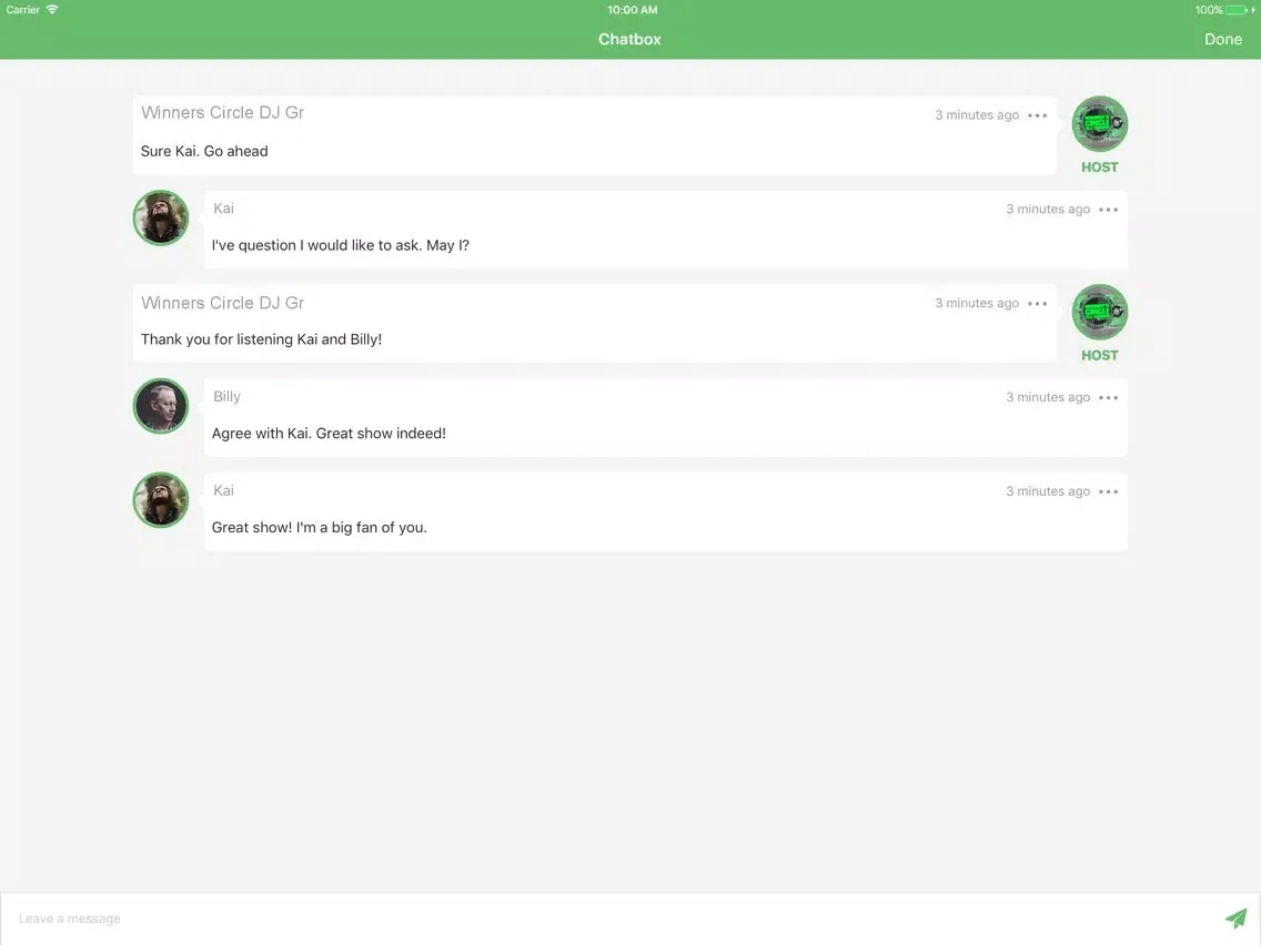 تصاویر Winners Circle DJ Group Radio iPad 