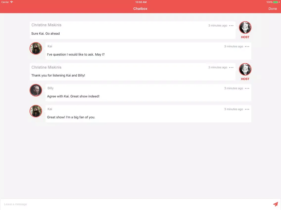 Скриншоты Rock it Out Radio with Christine iPad 