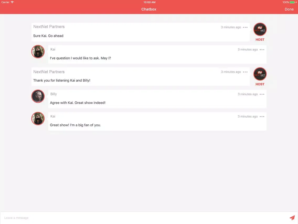 Next Generation Tech-Talk iPad 应用截图