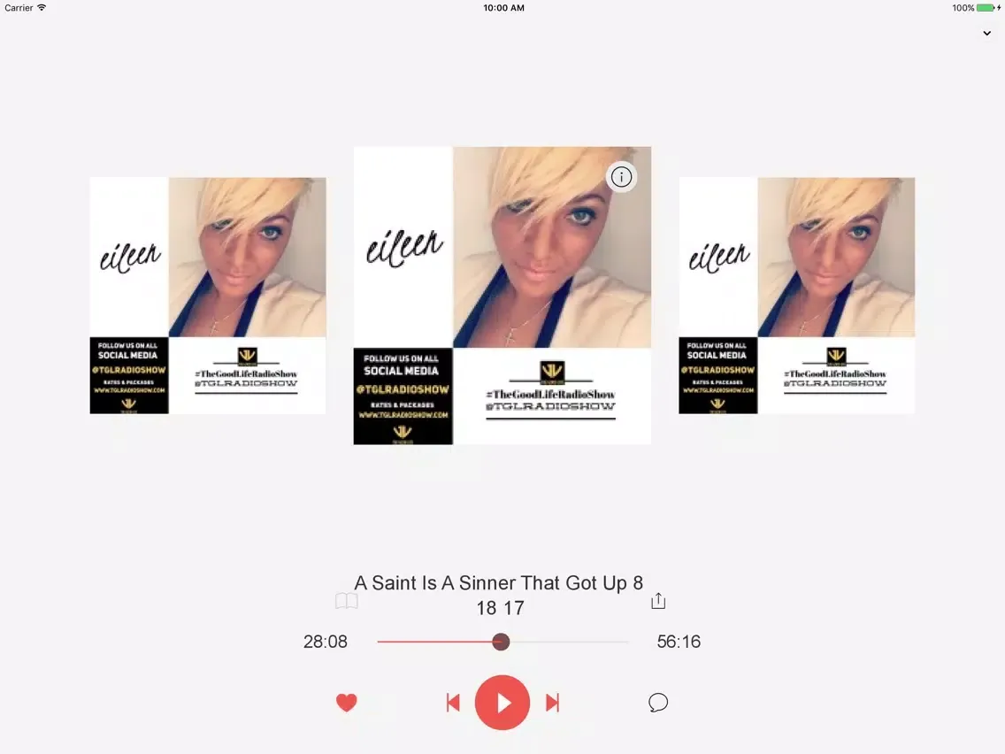 The Good Life Radio Show iPad 应用截图