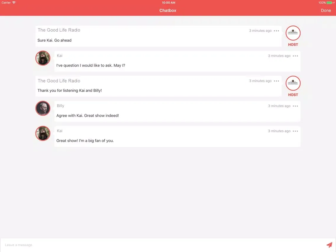 The Good Life Radio Show iPad 应用截图