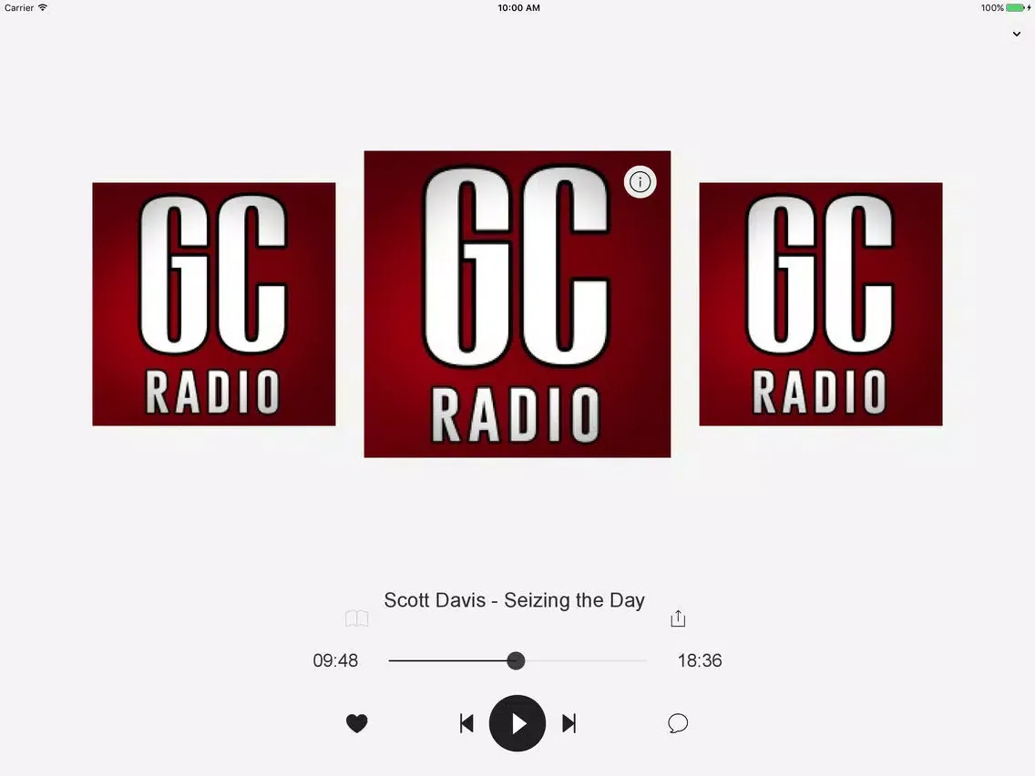 Скриншоты Gamecock Central Radio iPad 