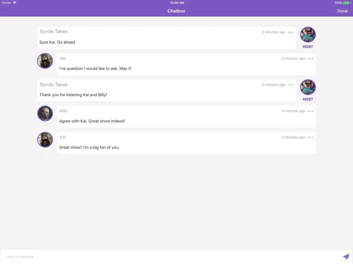 Zrzuty ekranu Sprots Takes iPad 