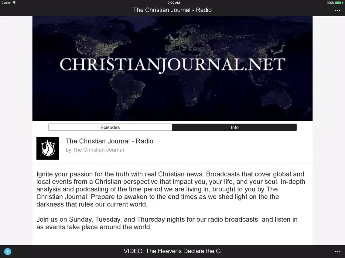 Christian Truther Wire iPad  स्क्रीनशॉट