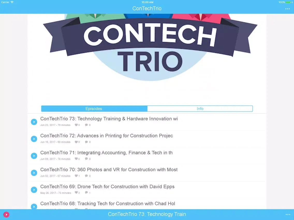 ConTechTrio - Talking Construction Tech iPad  স্ক্রিনশট