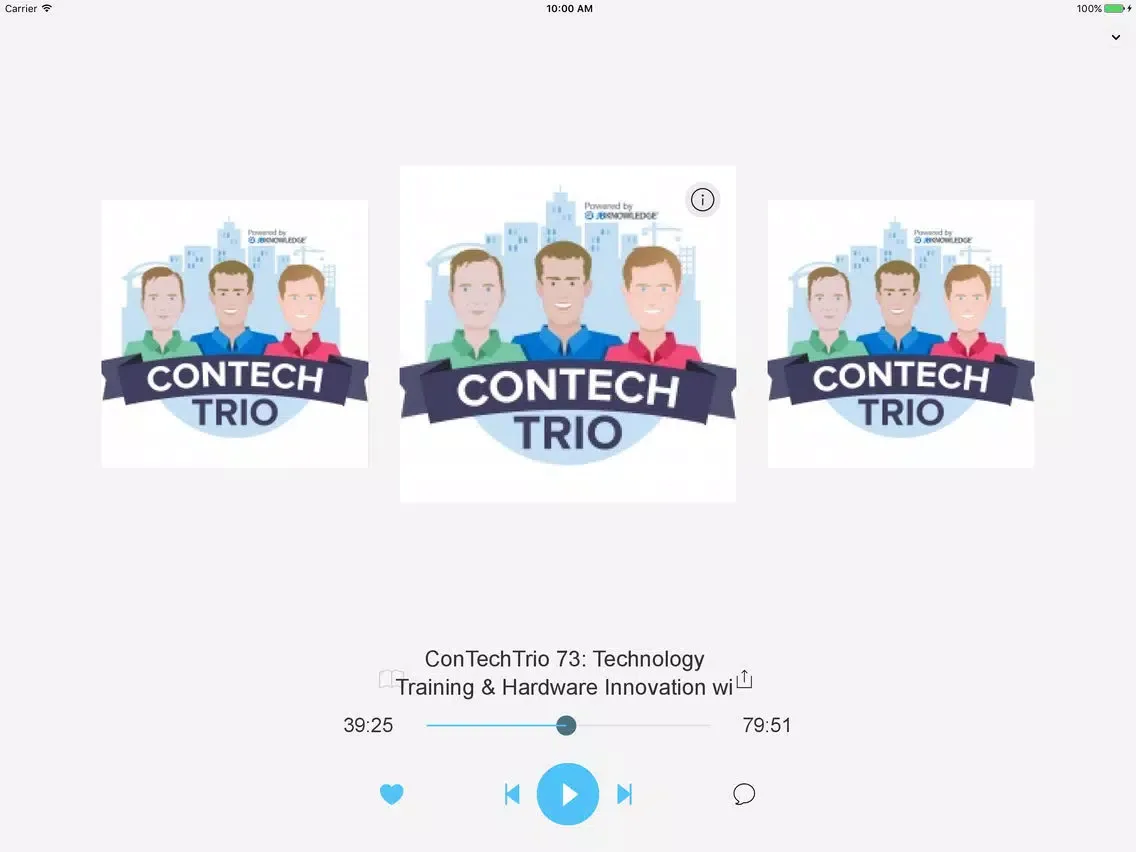 ConTechTrio - Talking Construction Tech iPad  স্ক্রিনশট