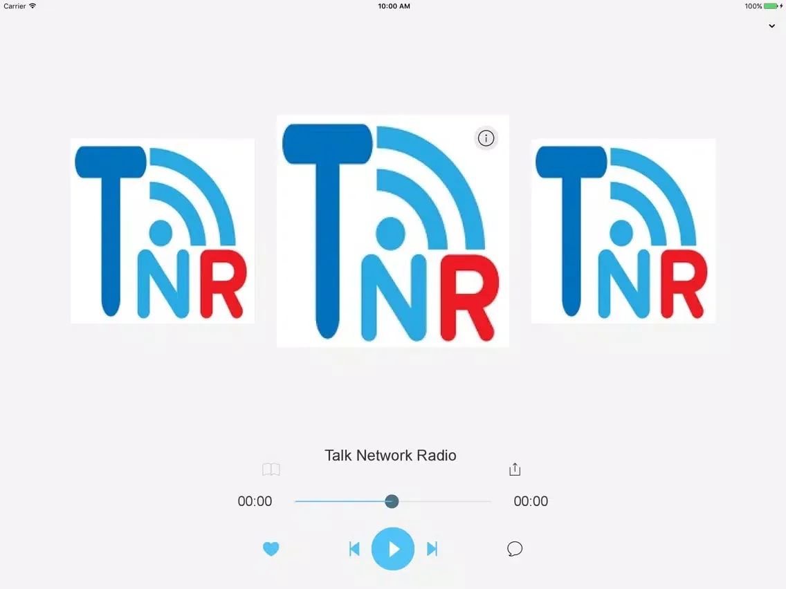 Capturas de tela do Talk Network Radio iPad 