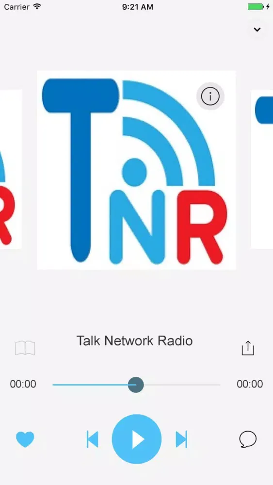 Capturas de tela do Talk Network Radio
