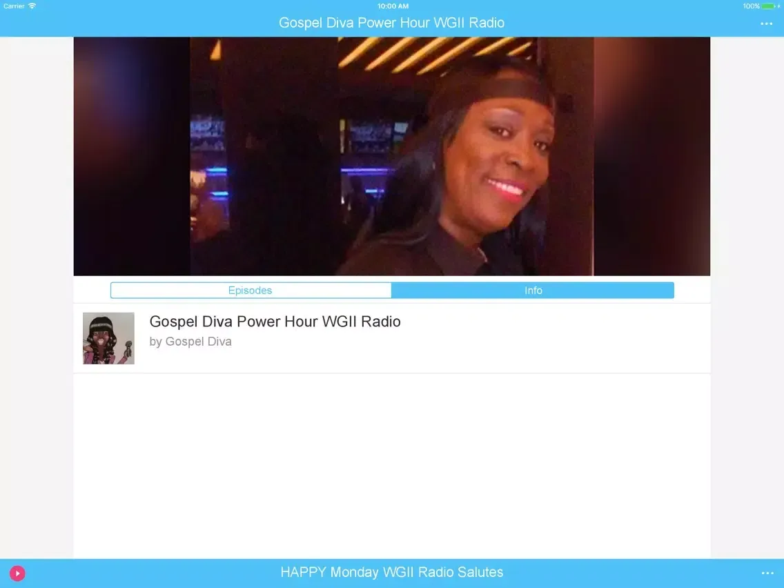 Capturas de tela do Gospel Diva Power Hour iPad 