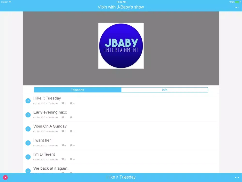 Vibin with JBaby iPad  Screenshots