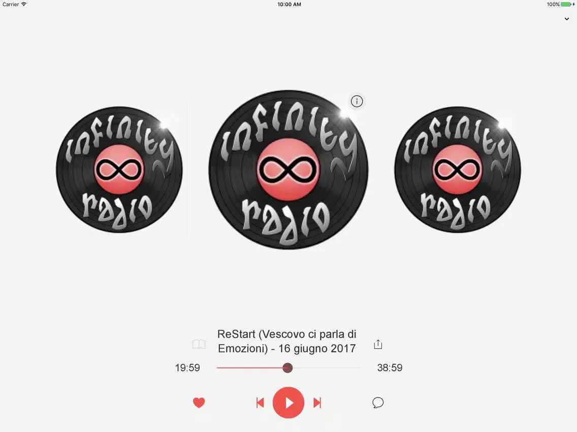 Infinity Radio iPad  سکرین شاٹس