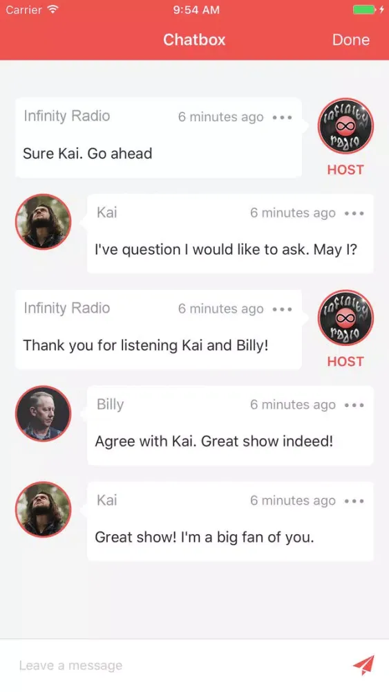 Infinity Radio سکرین شاٹس