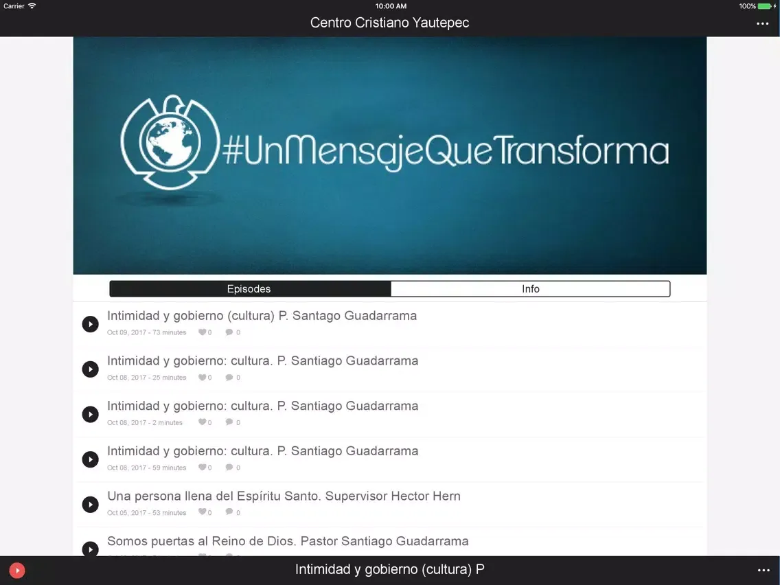 Centro Cristiano Yautepec iPad  سکرین شاٹس