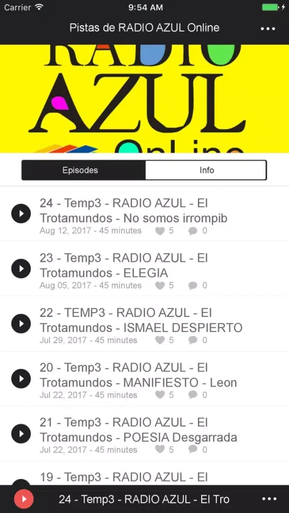 صور Pistas de RADIO AZUL Online
