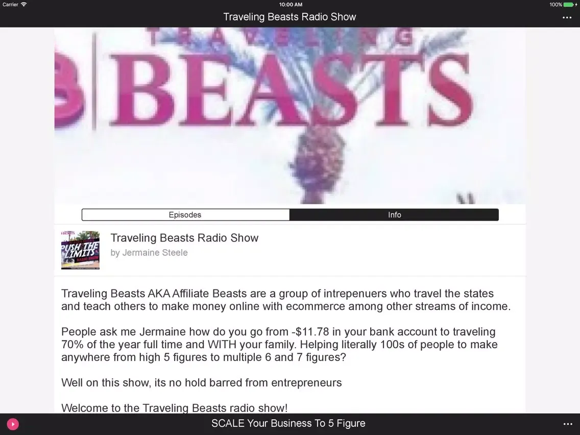 صور Traveling Beasts Radio Show iPad 