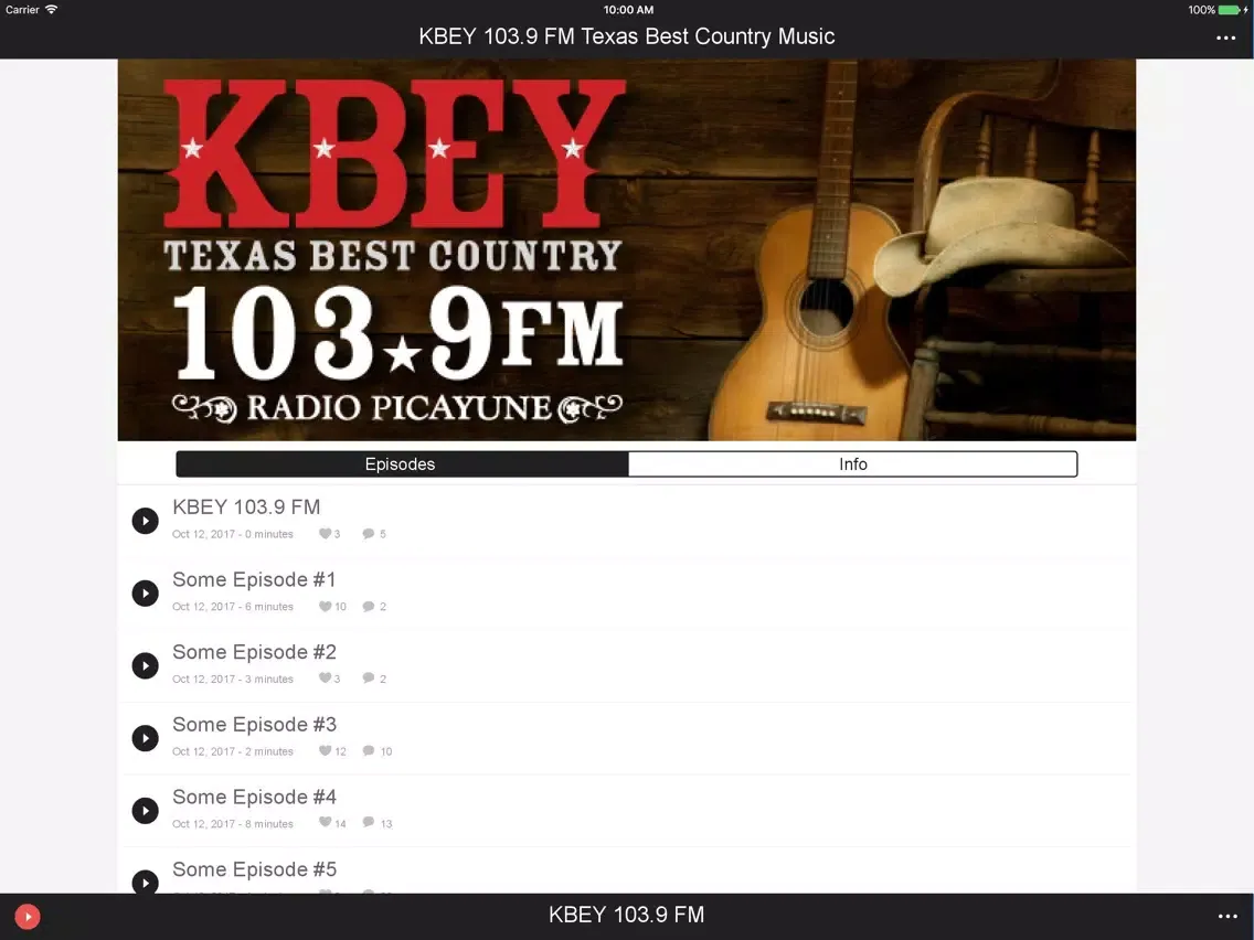 KBEY 103.9 FM ~ Radio Picayune iPad  স্ক্রিনশট
