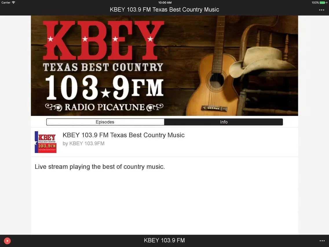 KBEY 103.9 FM ~ Radio Picayune iPad  স্ক্রিনশট