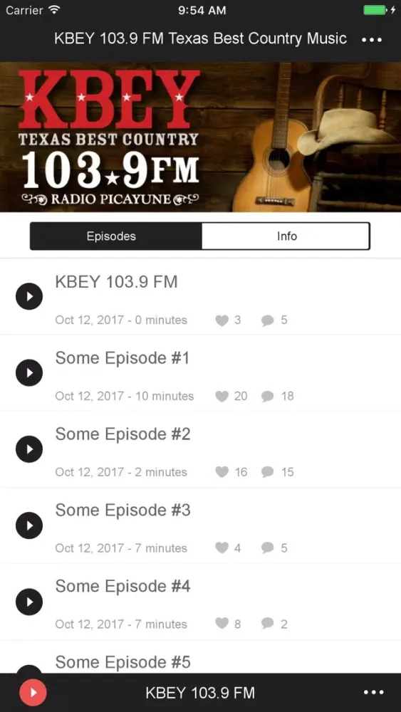 KBEY 103.9 FM ~ Radio Picayune স্ক্রিনশট