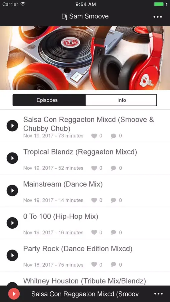 Captures d'écran de Dj Sam Smoove
