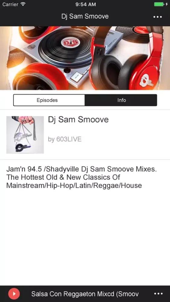 Captures d'écran de Dj Sam Smoove