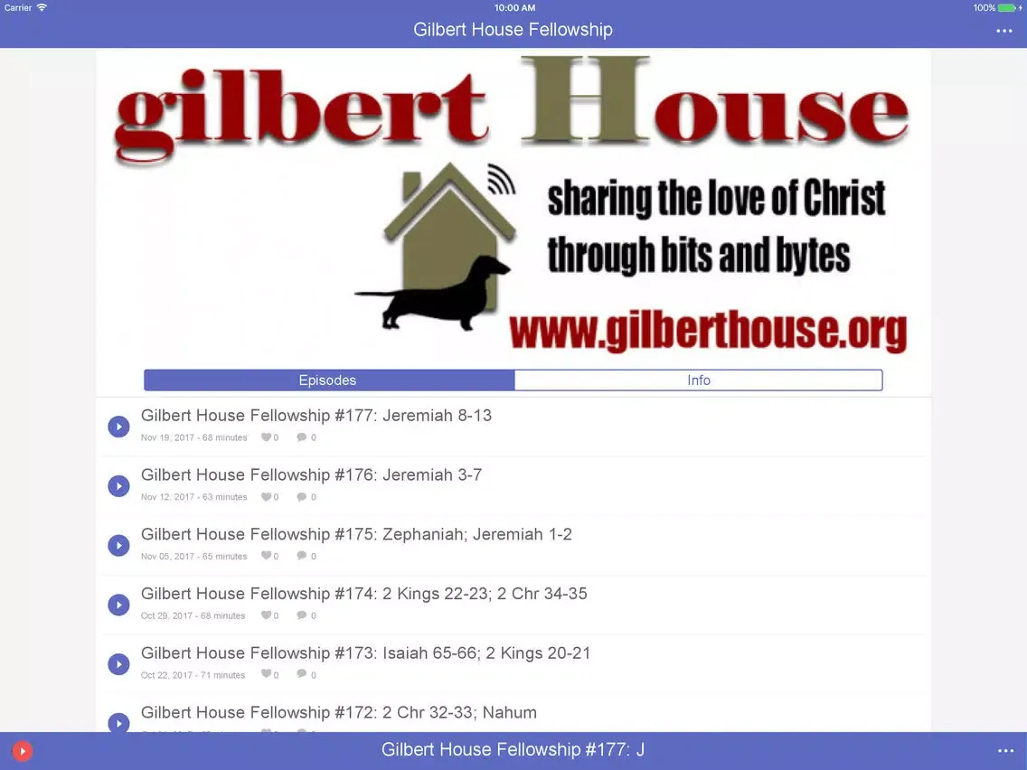 Captures d'écran de Gilbert House Fellowship iPad 