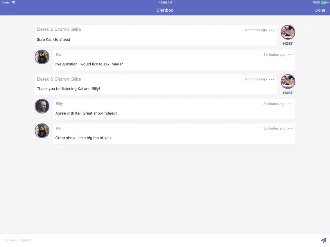 Captures d'écran de Gilbert House Fellowship iPad 