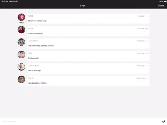 Podcast ICAB iPad  سکرین شاٹس