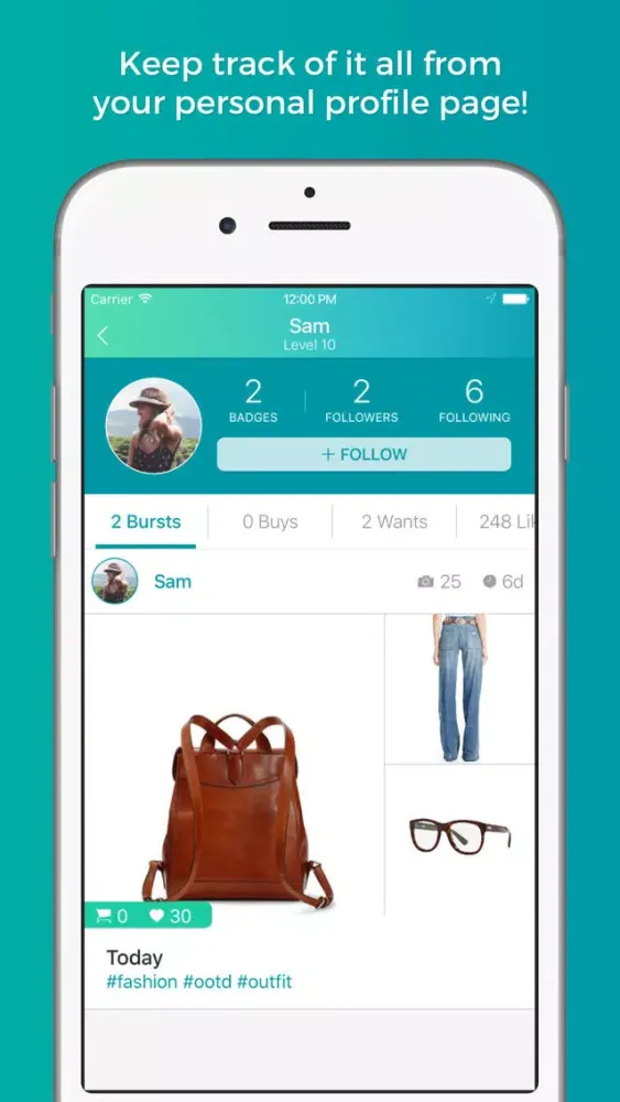 Burst Shopping - Style, Share, Shop & Earn Rewards Screenshots