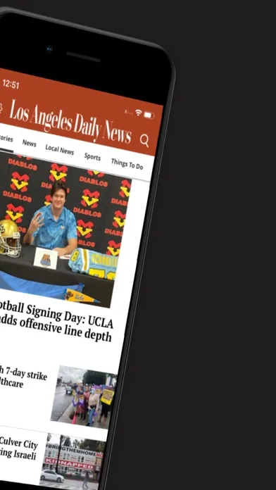 Tangkapan layar Los Angeles Daily News