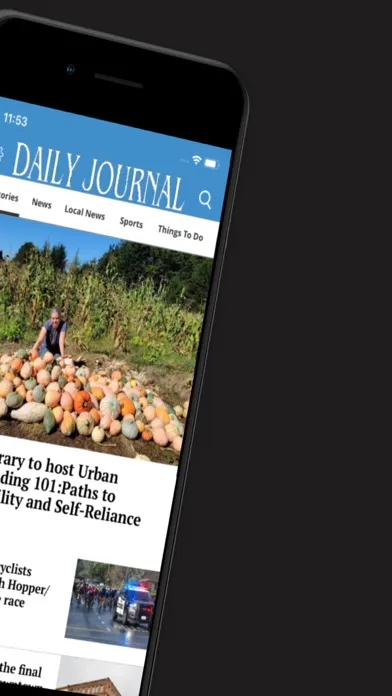 Capturas de tela do Ukiah Daily Journal