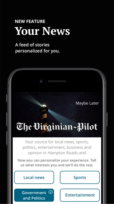 Virginian Pilot Ekran Görüntüleri