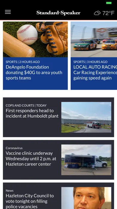 Capturas de pantalla de The Hazleton Standard-Speaker