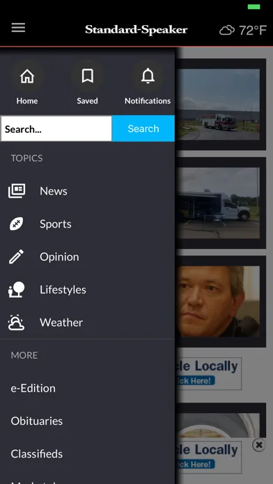Capturas de pantalla de The Hazleton Standard-Speaker