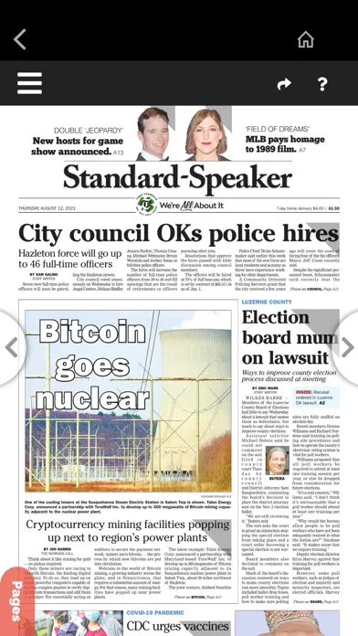 Capturas de pantalla de The Hazleton Standard-Speaker
