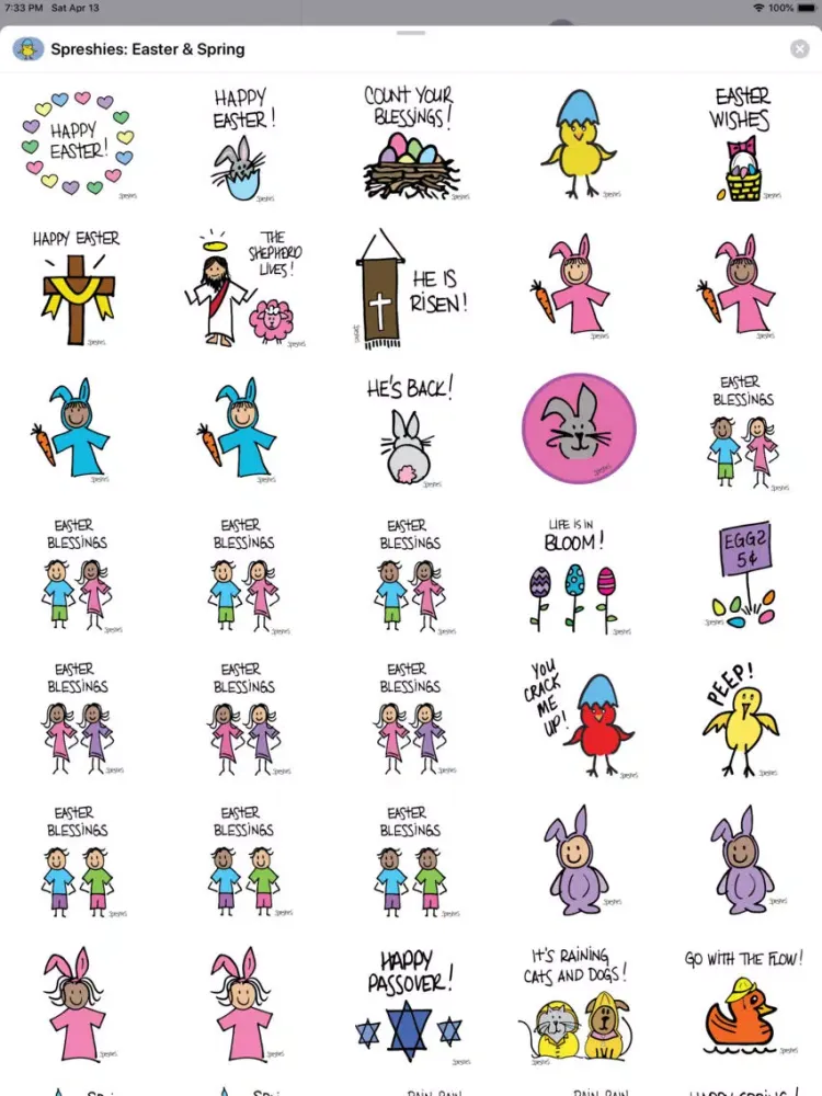 Spreshies: Easter & Spring iPad 应用截图
