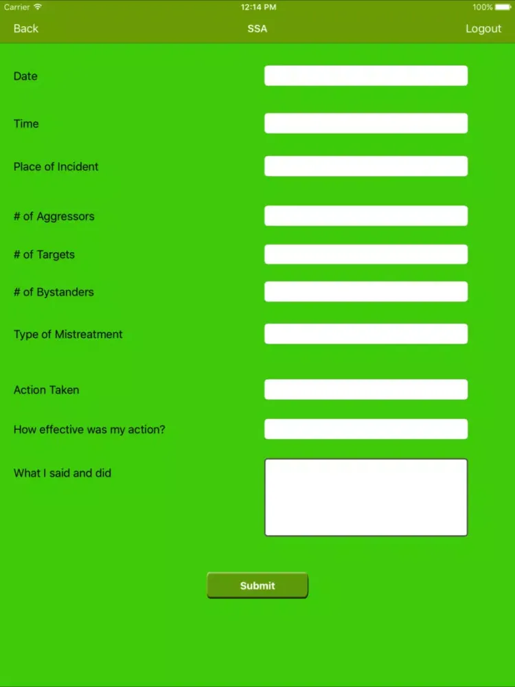 Tangkapan skrin Safe School Ambassadors iPad 