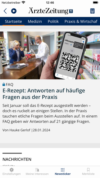 Ärzte Zeitung digital スクリーンショット