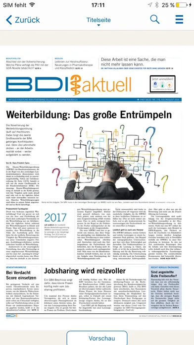 BDI aktuell سکرین شاٹس