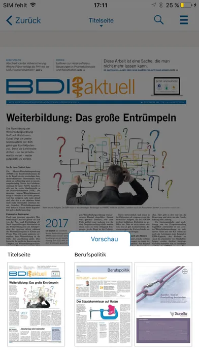 BDI aktuell سکرین شاٹس