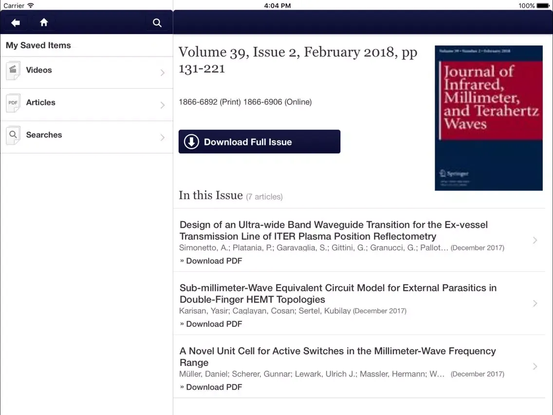 JIMT iPad স্ক্রিনশট