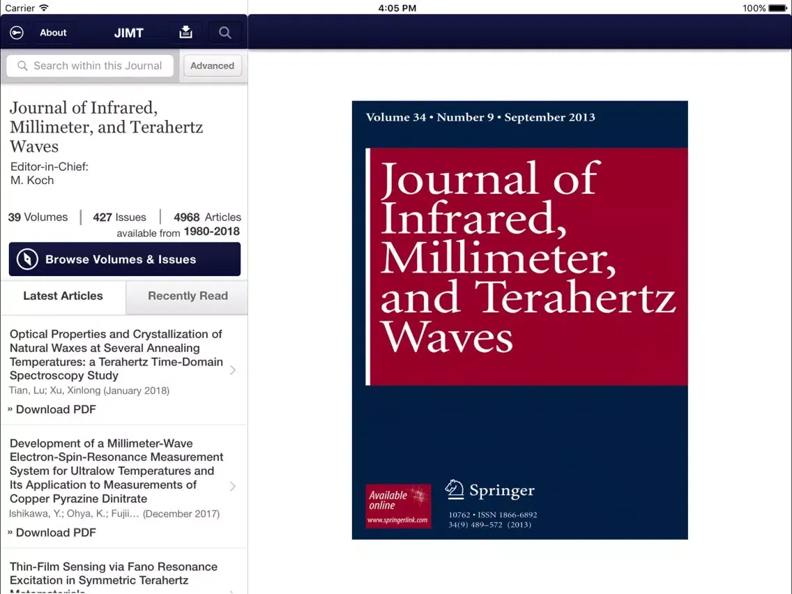 JIMT iPad স্ক্রিনশট